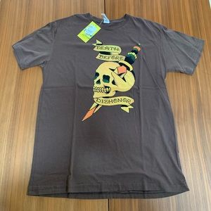 Don Ed Hardy Death Before Dishonor T Shirt XL
